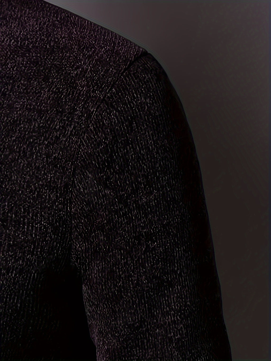 Men'S Autumn and Winter Casual Mid-Length Round Neck Knit Sweater - Semiguo