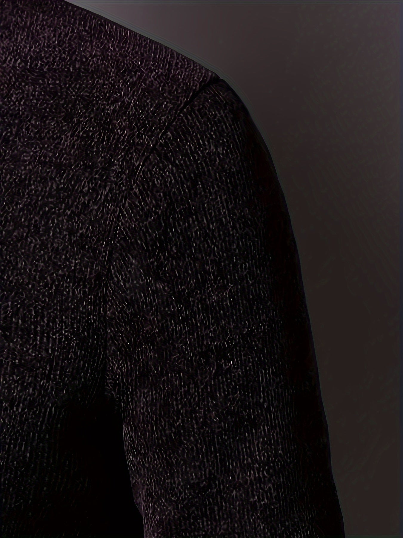 Men'S Autumn and Winter Casual Mid-Length Round Neck Knit Sweater - Semiguo