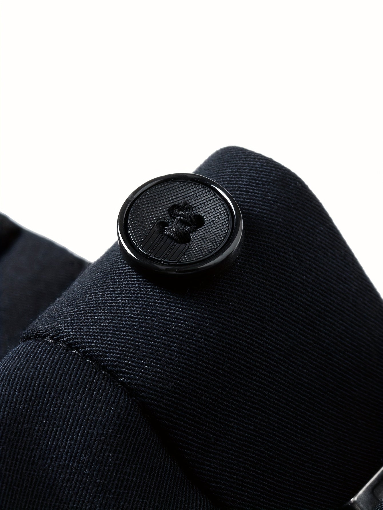 Men's Straight-Leg Dress Pants - Mid-Rise Zipper Closure Trousers, Beltless Design with Internal Adjuster, Wrinkle-Resistant Black/Charcoal Grey for Business Casual & Formal Wear, Machine Washable (No Dryer)