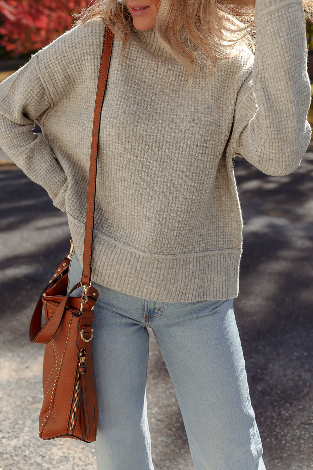 Isabella High Drop Shoulder Sweater
