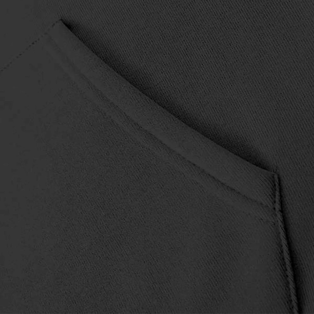 Unisex Plain Black Hoodie 260g Cotton Polyester Custom Graphic Winter Summer Sweatshirt