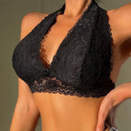 Women’s Sweet Lace Upper Body Lingerie Sexy Heart Detail Intimates Party Wear