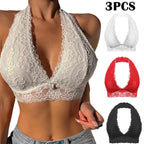 Women’s Sweet Lace Upper Body Lingerie Sexy Heart Detail Intimates Party Wear
