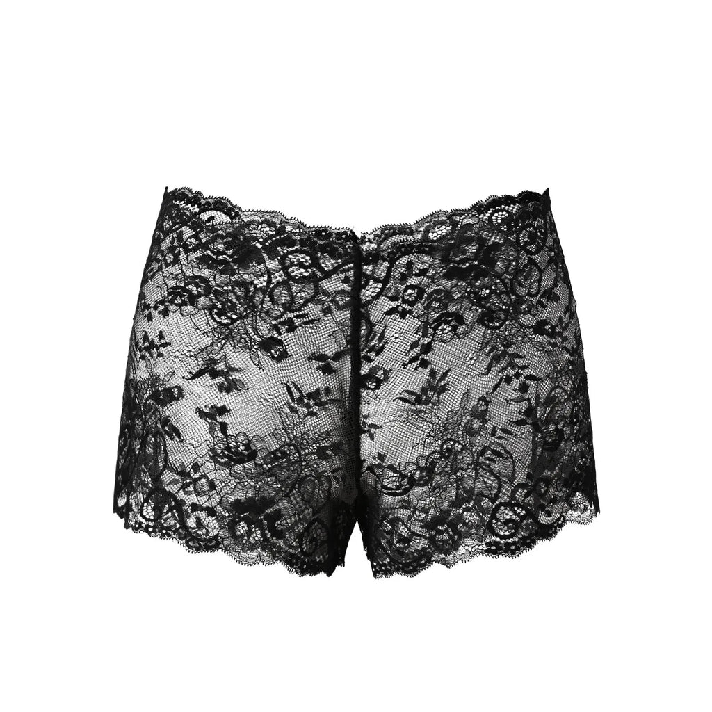 Women’s Lace See-Through High Waist Seamless Panty Sexy Lingerie Underwear