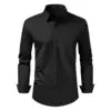 Men’s Slim Fit Button Dress Shirt Long Sleeve Stretch Wrinkle-Free Business Formal