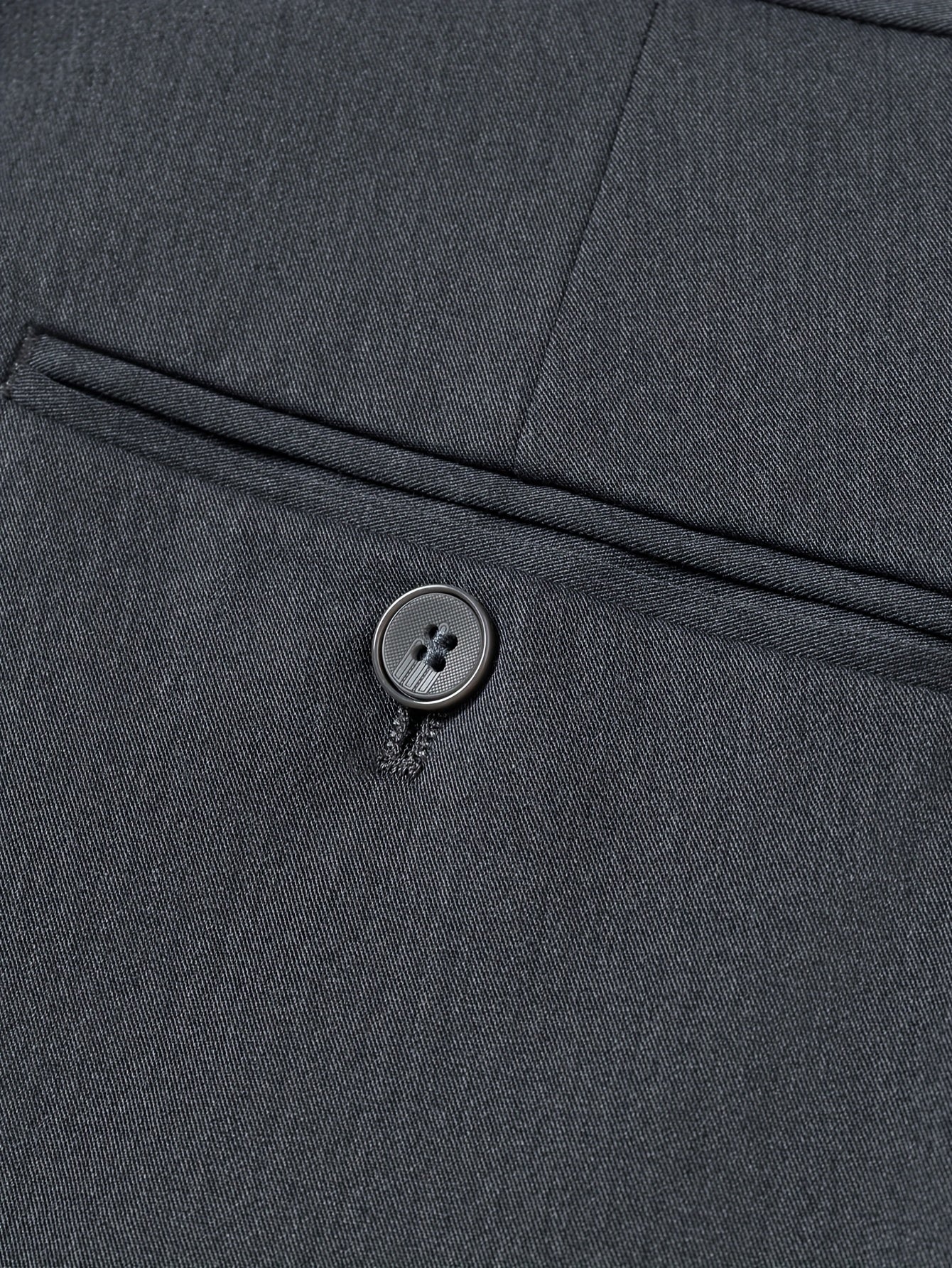 Men's Straight-Leg Dress Pants - Mid-Rise Zipper Closure Trousers, Beltless Design with Internal Adjuster, Wrinkle-Resistant Black/Charcoal Grey for Business Casual & Formal Wear, Machine Washable (No Dryer)