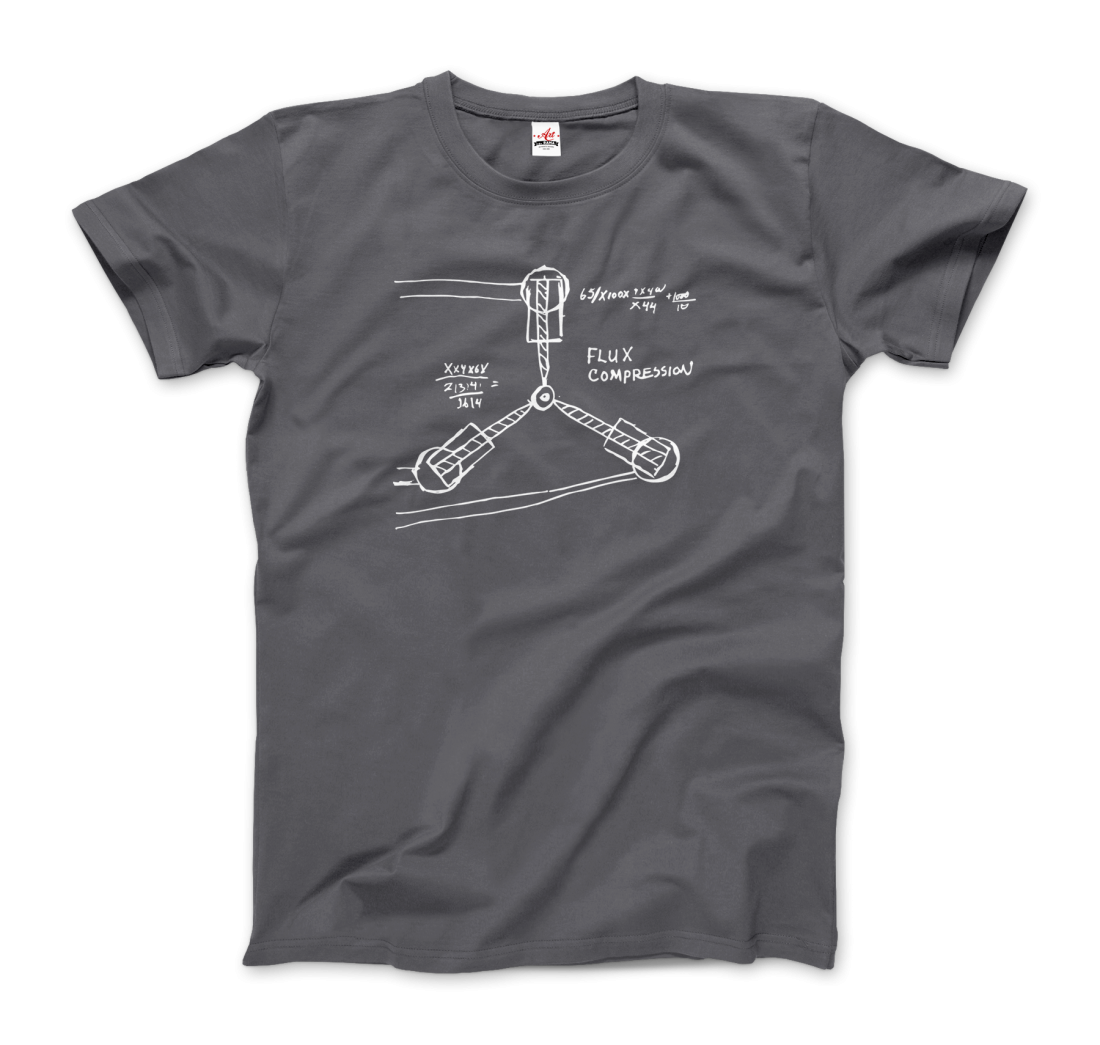 Flux Capacitor Sketch from Back to the Future T-Shirt